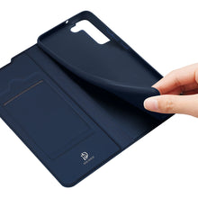 Заредете изображение във визуализатора на галерията – Dux Ducis Skin Pro Holster Cover for Samsung Galaxy S22 blue - TopMag
