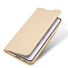Заредете изображение във визуализатора на галерията – Dux Ducis Skin Pro Holster Cover Flip Cover for Samsung Galaxy S22 gold - TopMag
