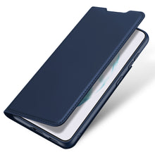 Заредете изображение във визуализатора на галерията – Dux Ducis Skin Pro Holster Cover Flip Cover for Samsung Galaxy S22 + (S22 Plus) blue - TopMag
