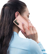 Заредете изображение във визуализатора на галерията – Dux Ducis Skin Pro Holster Cover for Samsung Galaxy S22 + (S22 Plus) pink - TopMag
