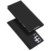Заредете изображение във визуализатора на галерията – Dux Ducis Skin Pro kabura etui pokrowiec z klapką Samsung Galaxy S22 Ultra czarny - TopMag
