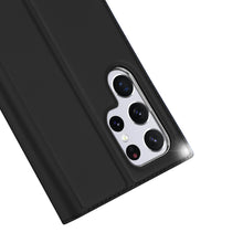 Заредете изображение във визуализатора на галерията – Dux Ducis Skin Pro kabura etui pokrowiec z klapką Samsung Galaxy S22 Ultra czarny - TopMag
