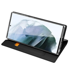 Заредете изображение във визуализатора на галерията – Dux Ducis Skin Pro kabura etui pokrowiec z klapką Samsung Galaxy S22 Ultra czarny - TopMag
