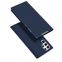 Заредете изображение във визуализатора на галерията – Dux Ducis Skin Pro Holster Cover for Samsung Galaxy S22 Ultra blue - TopMag
