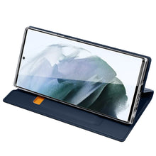 Заредете изображение във визуализатора на галерията – Dux Ducis Skin Pro Holster Cover for Samsung Galaxy S22 Ultra blue - TopMag
