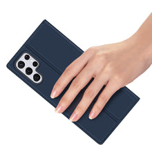 Заредете изображение във визуализатора на галерията – Dux Ducis Skin Pro Holster Cover for Samsung Galaxy S22 Ultra blue - TopMag
