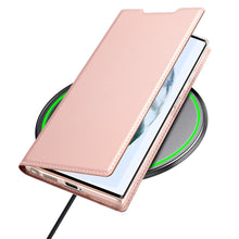 Заредете изображение във визуализатора на галерията – Dux Ducis Skin Pro Holster Cover for Samsung Galaxy S22 Ultra pink - TopMag

