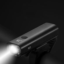 Заредете изображение във визуализатора на галерията – Wozinsky front bicycle lamp USB (up to 200lm) white light 4 operating modes black (WFBLB2) - TopMag
