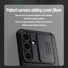 Заредете изображение във визуализатора на галерията – Nillkin CamShield Pro armored case with camera cover for Samsung Galaxy S24+ - blue
