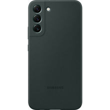 Заредете изображение във визуализатора на галерията – Samsung Silicone Cover Rubber Silicone Cover Case for Samsung Galaxy S22 dark green (EF-PS901TGEGWW)
