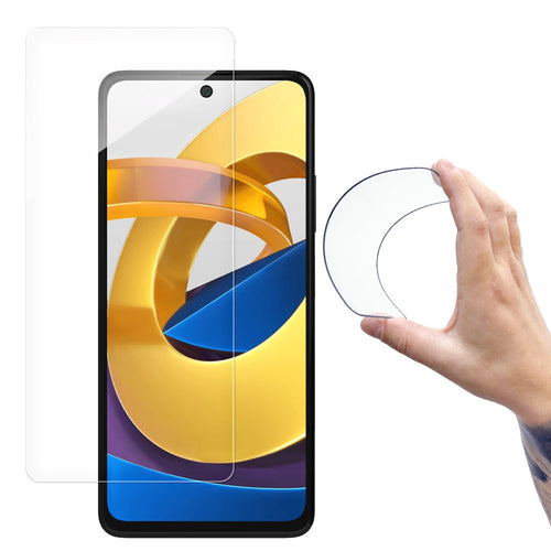 Wozinsky Nano Flexi Hybrid Flexible Glass Film Xiaomi Poco M4 Pro Tempered Glass - TopMag