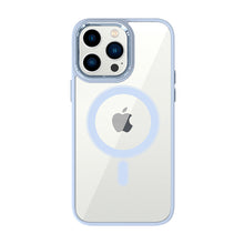 Заредете изображение във визуализатора на галерията – Tel Protect Magnetic Clear Case for Iphone 11 Light blue
