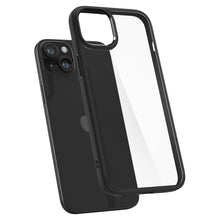 Заредете изображение във визуализатора на галерията – Spigen Crystal Hybrid case for iPhone 15 - black
