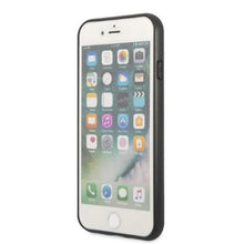 Заредете изображение във визуализатора на галерията – Guess GUHCI8PSASBBK iPhone 7/8 / SE 2020 / SE 2022 black/black Saffiano Strap
