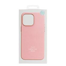 Заредете изображение във визуализатора на галерията – MagSafe Leather Case Iphone 14 Light Pink
