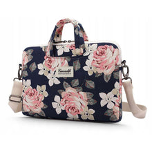 Заредете изображение във визуализатора на галерията – CANVASLIFE BRIEFCASE LAPTOP 13-14 NAVY ROSE
