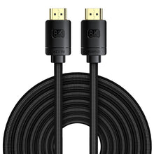 Заредете изображение във визуализатора на галерията – Baseus High Definition Series HDMI 8K - HDMI 8K cable 10m black
