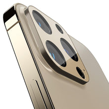 Заредете изображение във визуализатора на галерията – SPIGEN OPTIK.TR CAMERA PROTECTOR 2-PACK IPHONE 13 PRO / 13 PRO MAX GOLD COVER - TopMag
