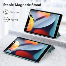 Заредете изображение във визуализатора на галерията – ESR ASCEND TRIFOLD IPAD 10.2 2019/2020/2021 DARK GREEN - TopMag
