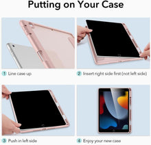 Заредете изображение във визуализатора на галерията – ESR REBOUND HYBRID IPAD 10.2 2019/2020/2021 FROSTED PINK - TopMag
