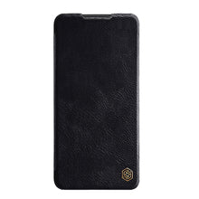 Заредете изображение във визуализатора на галерията – Nillkin Qin Case Case for Xiaomi Redmi Note 11T 5G / Note 11S 5G / Note 11 5G (China) / Poco M4 Pro 5G Camera Protector Holster Cover Flip Cover Black - TopMag
