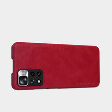 Заредете изображение във визуализатора на галерията – Nillkin Qin Case case for Xiaomi Redmi Note 11 Pro+ (China) / Redmi Note 11 Pro (China) / Mi11i HyperCharge camera cover holster case cover with flap brown - TopMag
