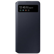 Заредете изображение във визуализатора на галерията – Оригинален калъф view wallet ef-ea715pbegeu - samsung galaxy a71 черен - само за 64.6 лв
