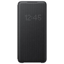 Заредете изображение във визуализатора на галерията – Оригинален калъф led view cover ef-ng988pbegeu за samsung galaxy s20 ultra черен - само за 98.4 лв
