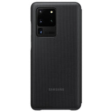 Заредете изображение във визуализатора на галерията – Оригинален калъф led view cover ef-ng988pbegeu за samsung galaxy s20 ultra черен - само за 98.4 лв

