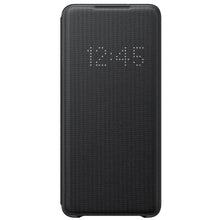 Заредете изображение във визуализатора на галерията – Оригинален калъф led view cover ef-ng985pbegeu за samsung galaxy s20 plus черен - само за 98.4 лв
