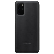 Заредете изображение във визуализатора на галерията – Оригинален калъф led view cover ef-ng985pbegeu за samsung galaxy s20 plus черен - само за 98.4 лв
