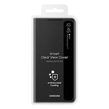 Заредете изображение във визуализатора на галерията – Оргигинален smart clear view калъф за samsung galaxy s21fe dark grey - TopMag

