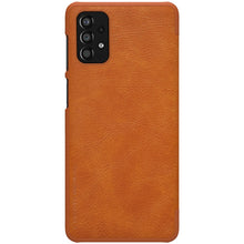 Заредете изображение във визуализатора на галерията – Nillkin Qin Case Case For Samsung Galaxy A33 5G Camera Protector Holster Cover Flip Cover Brown - TopMag
