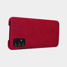 Заредете изображение във визуализатора на галерията – Nillkin Qin Case Case For Samsung Galaxy A33 5G Camera Protector Holster Cover Flip Cover Brown - TopMag
