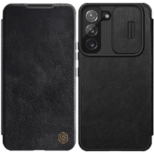 Заредете изображение във визуализатора на галерията – Nillkin Qin Leather Pro Case Case For Samsung Galaxy S22 Camera Protector Holster Cover Flip Cover Black - TopMag
