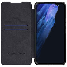 Заредете изображение във визуализатора на галерията – Nillkin Qin Leather Pro Case Case For Samsung Galaxy S22 Camera Protector Holster Cover Flip Cover Black - TopMag
