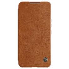 Заредете изображение във визуализатора на галерията – Nillkin Qin Leather Pro Case Case For Samsung Galaxy S22 Camera Protector Holster Cover Flip Cover Brown - TopMag
