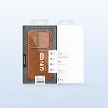 Заредете изображение във визуализатора на галерията – Nillkin Qin Leather Pro Case Case for Samsung Galaxy S22 + (S22 Plus) Camera Protector Holster Cover Flip Cover Black - TopMag

