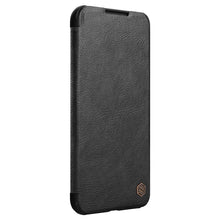 Заредете изображение във визуализатора на галерията – Nillkin Qin Leather Pro Case Case for Samsung Galaxy S22 + (S22 Plus) Camera Protector Holster Cover Flip Cover Black - TopMag
