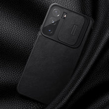 Заредете изображение във визуализатора на галерията – Nillkin Qin Leather Pro Case Case for Samsung Galaxy S22 + (S22 Plus) Camera Protector Holster Cover Flip Cover Black - TopMag

