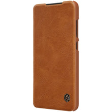 Заредете изображение във визуализатора на галерията – Nillkin Qin Leather Pro Case Cover For Samsung Galaxy S22 Ultra Camera Protector Holster Cover Flip Cover Brown - TopMag
