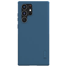 Заредете изображение във визуализатора на галерията – Nillkin Super Frosted Shield Pro durable cover for Samsung Galaxy S22 Ultra blue - TopMag
