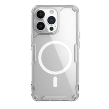 Заредете изображение във визуализатора на галерията – Nillkin Nature Pro Magnetic Case Case for iPhone 13 Pro Magnetic Armor Cover Clear Cover (MagSafe Compatible) - TopMag
