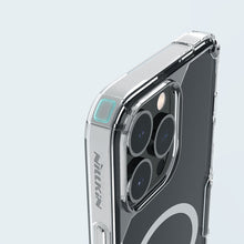 Заредете изображение във визуализатора на галерията – Nillkin Nature Pro Magnetic Case Case for iPhone 13 Pro Max Magnetic Armor Case Clear Cover (MagSafe Compatible) - TopMag
