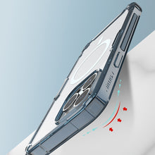 Заредете изображение във визуализатора на галерията – Nillkin Nature Pro Magnetic Case Case for iPhone 13 Pro Max Magnetic Armor Case Clear Cover (MagSafe Compatible) - TopMag

