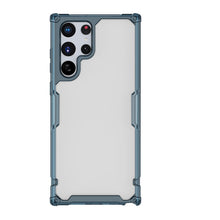 Заредете изображение във визуализатора на галерията – Nillkin Nature Pro Case for Samsung Galaxy S22 Ultra Armored Cover Blue Cover - TopMag
