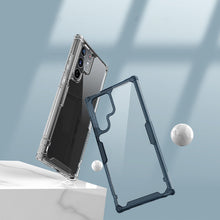 Заредете изображение във визуализатора на галерията – Nillkin Nature Pro Case for Samsung Galaxy S22 Ultra Armored Cover Blue Cover - TopMag
