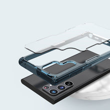 Заредете изображение във визуализатора на галерията – Nillkin Nature Pro Case for Samsung Galaxy S22 Ultra Armored Cover Blue Cover - TopMag

