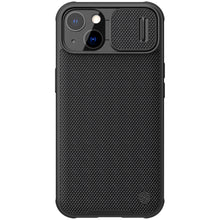 Заредете изображение във визуализатора на галерията – Nillkin Texture Pro Magnetic Case Case for iPhone 13 Camera Protector Housing Sleeve Cover Black (MagSafe Compatible) - TopMag
