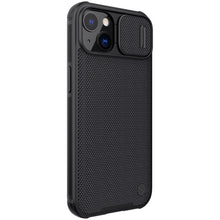 Заредете изображение във визуализатора на галерията – Nillkin Texture Pro Magnetic Case Case for iPhone 13 Camera Protector Housing Sleeve Cover Black (MagSafe Compatible) - TopMag
